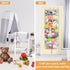 Hammock Woodoulogy Hanging Stuffed Animal Storage, Over Door Large Plush Toy Organizer with Metal Hook, Baby Accessory