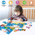 Wooden Puzzles for Kids Ages 4-6, 6 Packs 30 PCs Jigsaw Puzzles for Learning Educational Toys for Boys and Girls