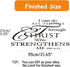 Inspirational Wall Decor Quotes Stickers - I Can Do All Things Through Christ Who Strengthens Me, Wall Decals for Rooms