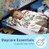 Cot Sheets for Daycare, Standard Size, 23" x 51", Toddler Cot Sheets, Breathable Microfiber Sheet Cover for Preschool
