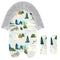 TANOFAR Infant Car Seat Insert and Strap Covers, Minky Carseat Head Support