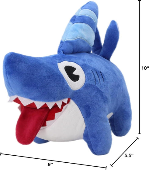 Dupuci 10inch Shark Dog Plush Toy Cute Shark Stuffed Animal Doll Cuddling Plushies Shark Puppy Doll