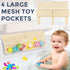 ACGROW Elbow Set 1.5 Bath Kneeler and Rest Pad - Comfortable Thick Baby Bath Kneeler Pads with Toys Organizer, Non-Slip