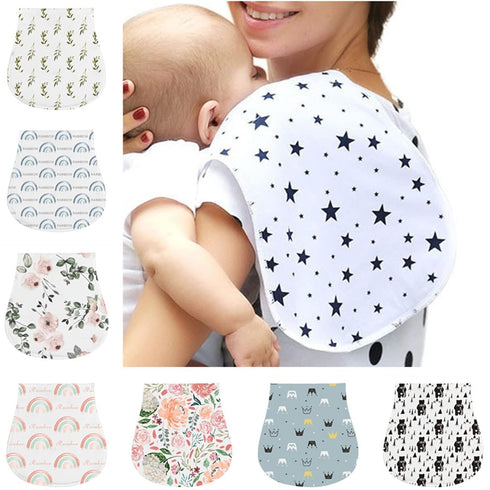 Qsvbeeqj Upgraded Burp Cloths Baby Ultra-Absorbent Burping Cloth Clothes Newborn Towel Milk Spit Up Rag Birthday