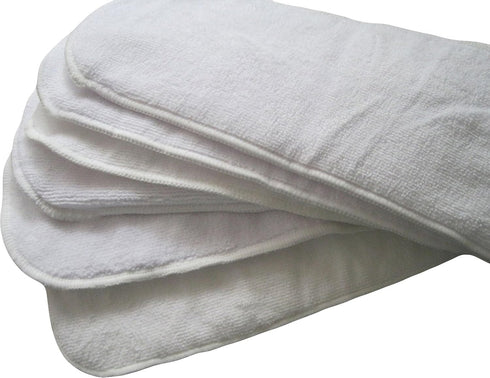 See Diapers 6 Pack 100% Microfiber Inserts for Baby Cloth Diapers Reusable