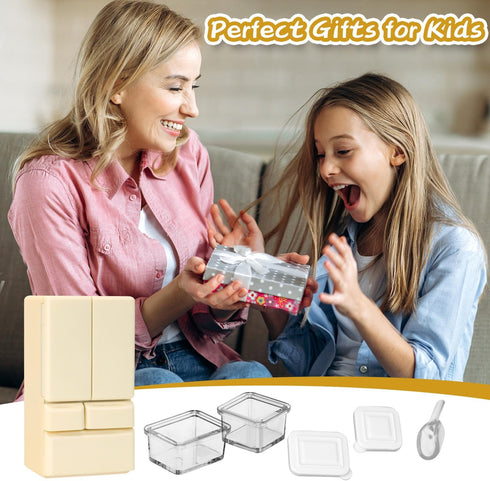 3+ BananMelonBM Dollhouse Furniture icebox for Kids Toys Miniature Doll House Accessories Pretend Play Toys for Boys
