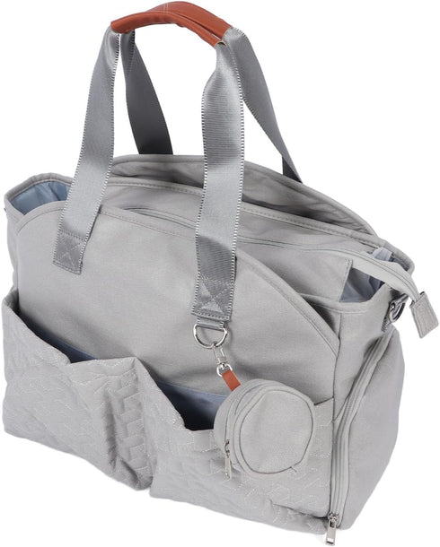 Focket Diaper Bag, Large Capacity Multiple Compartments for Diapers Bottles Wipes Durable Polyester Baby Bag Tote