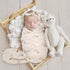 3Pack(Rainbow lulumoon Baby Muslin Swaddle Blankets: Soft Receiving Blanket for Newborn - Cotton Swaddling Blanket