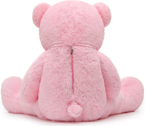 MorisMos 47 Inches Giant Teddy Bear Stuffed Animals Plush Toy for Girlfriend Kids Christmas Valentine's Day (Purple)