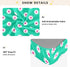 miaozhen 1 Pack 52x28 Cotton Baby Crib Sheets for Boys Girls Ultra Soft Daisy Flower Cyan White Crib Mattress Sheet
