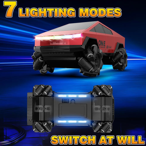 6-12 1/28 4WD 2.4Ghz 360Rotating Gesture Sensing RC Stunt Car Toys for Years Old Boys Girls, Scale RC Drift Car, RC