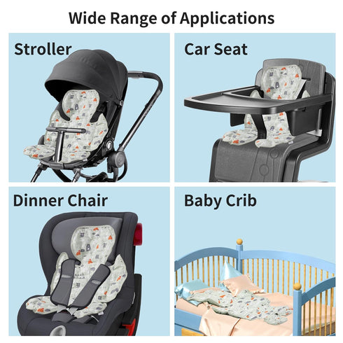 Car Seat Gel Baby Cooling Pad, Double Sided Breathable Ice Seat Liner for Stroller, Baby Chair, Child Safety Seat