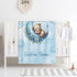 Personalized Baby Blanket for Boys Girls Bear Custom Baby Blanket with Name for Newborn Toddler Kids Unique Gifts