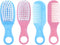 Brush and Comb Set for Newborns, Soft Bristle Massage Hairbrush with Comb