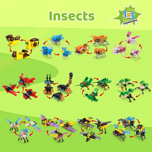 36 Packs Set 4-8, Mini Building Blocks Party Favors Building Blocks for Kids Goodie Bags Stuffers for Kid, Prize Box