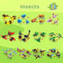36 Packs Set 4-8, Mini Building Blocks Party Favors Building Blocks for Kids Goodie Bags Stuffers for Kid, Prize Box