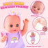 Set, Set 3-5 6-12, Playset, 5 Toy(Backpack) AuntyFey Baby Doll with Accessories Baby Dolls for Toddler Girls Baby Doll