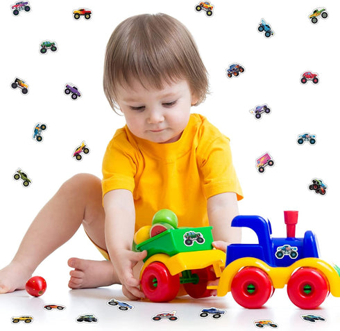 500 Pcs Truck Cartransportation Stickers for Kids Boys Construction Stickers for Toddler Teens Art Toys for Crafts