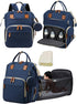 Sweet BB Backpack Baby Diaper with Changing Pad, Waterproof, USB Port, Large Capacity (Blue)