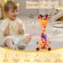 Tummy 10 Dancing Talking Singing Giraffe Baby Toy, Time Toy Giraffe Stuffed Animal with Volume Adjustment, Singing