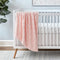 Checkered Baby Blankets Double-Sided Fleece Plush Baby Blankets for Girls, Lightweight Soft