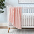 Checkered Baby Blankets Double-Sided Fleece Plush Baby Blankets for Girls, Lightweight Soft