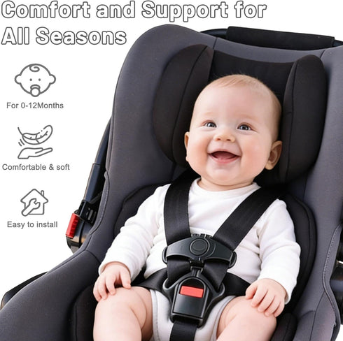 yarboofo Infant Car Seat InsertCarseat Head Support for Baby Preemie Newborn Infant,Babies Insert for Doona