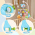 Crib Mobile with Music and Lights, Baby Mobiles for Cribs, Nursery Musical Mobile for Bassinets, Clip On Attachment