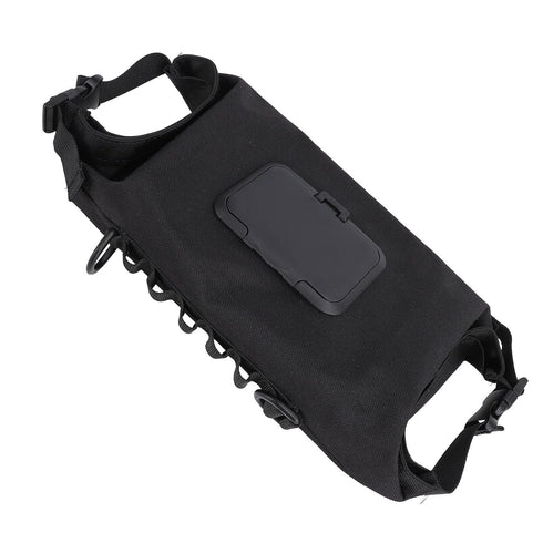 Portable Canvas Wet Wipe Dispenser - Ideal for Camping and Travel (Black)