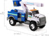 12" 3+ Mighty Fleet Rescue Force Tough Cab Cherry Picker Toy Truck - Realistic Lights & Sounds, Movable Cherry Picker