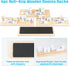 JOYOUSLIFE 4 12 Set 91 Mexican Train Numbers Dominoes with Wood Trays, Color Double Numerical Domine for Adults