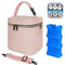 Mancro Breastmilk Cooler Bag Fits 6 Bottles Up to 9 Ounce, Insulated