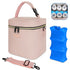 Mancro Breastmilk Cooler Bag Fits 6 Bottles Up to 9 Ounce, Insulated