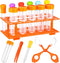 Weewooday 14 Pieces Motor Skill Tool Set, Science Learning Tools for Kids, Includes Test Tubes and Droppers