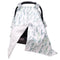 DILIMI Car Seat Covers for Babies, Peekaboo Opening Infant Car Seat Canopy