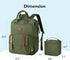 mommore Backpack S1,S2 Backpack 15.6 inch Breast Pump for Spectra Medela Large Diaper for Working Moms with Laptop