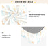 miaozhen 1 Pack 52x28 Cotton Baby Crib Sheets Ultra Soft Blue and Orange Simplified-line Giraffe Playard Mattress