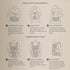 6-in-1 45lbs, Baby Carrier with Hip Seat, Ergonomic Detachable Infant Carrier Newborn to Toddler up to Full Breathable