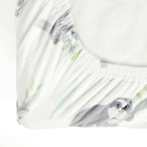 Lush Decor Hygge Sloth Soft & Plush Changing Pad Cover, Gray, 32" x 16" x 5"
