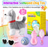 Marsjoy Husky Walking Barking Dog for Kids Interactive Musical Puppy Robot Repeats What You Say, Realistic Licking