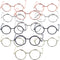 NUOBESTY 20pcs Mini Glasses Doll Dress Up Accessories, Tiny Eyeglasses for Dolls, Miniature Things for Doll Costumes