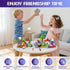 150PCS 3+ Magnetic Blocks, Magnet Tiles Toys for Kids, Magnetic Building Blocks Cubes, STEM Montessori Stacking Magnets