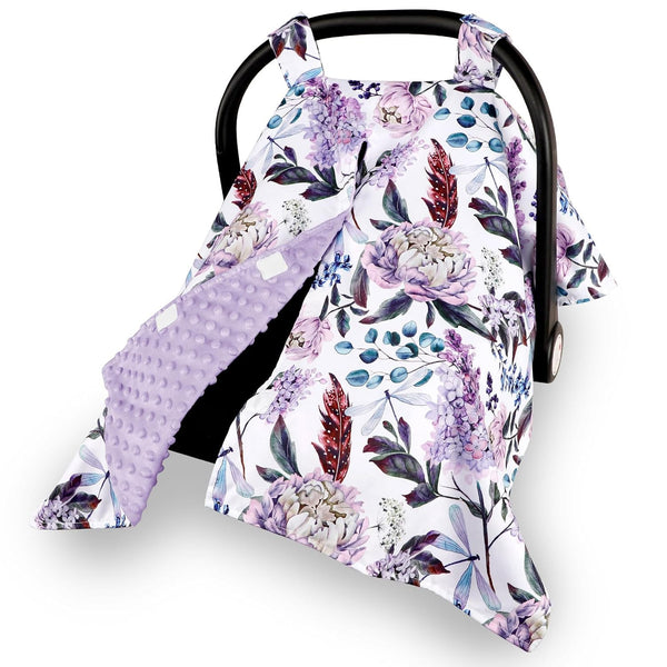 Car Seat Cover Baby, Infant Car Seat Canopy Covers for Newborn Girls