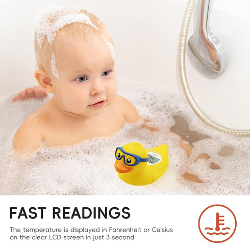 b&h Baby Bath Thermometer, The Infant Bath Floating Toy Safety Temperature Water Thermometer, Baby Bath Essentials