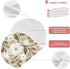 decor gift 4 Pack 22x11in Cotton Soft Burp Cloths Good Absorbent? White Flowers Sring Pattern wash Cloth for Babies