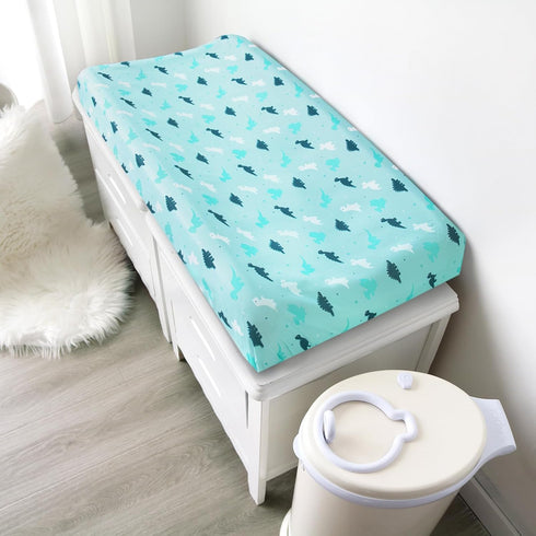 Changing Pad Cover for Boys Girls, 2 Pack Comfy & Breathable Changing Table Cover for 32''x16" Changing Table Pads