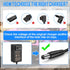 EGK 12V 6.6Ft Battery Charger for Kids Ride On Toys Car with Cable, for Best Choice Products Wrangler SUV Kid Trax