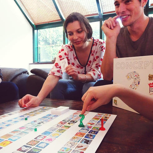 Concept Party Game | Award-Winning Team-Based Guessing Board Game for Adults and Kids | 4-12 Players