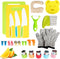 26 Pcs Kids Knife Set, Montessori Kitchen Tools for Toddlers' Real Cooking,