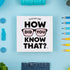 Trivia Party Game - Hygge Games How Did You Know That? in White